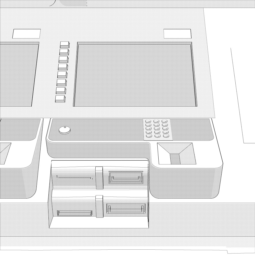 3D駅の券売機(CLIPSTUDIOPAINT用)