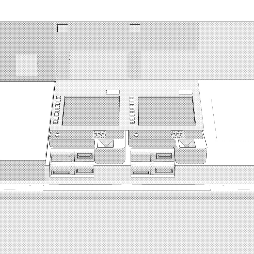 3D駅の券売機(CLIPSTUDIOPAINT用)