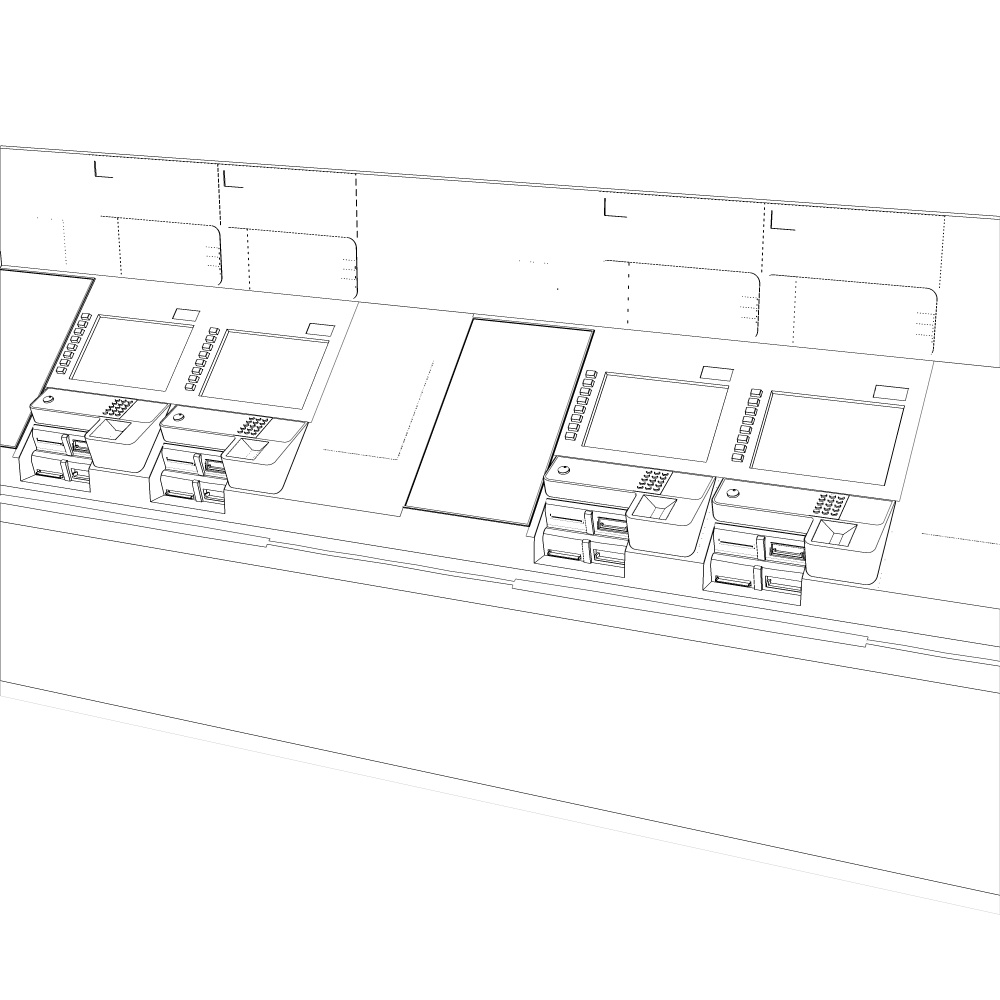 3D駅の券売機(CLIPSTUDIOPAINT用)