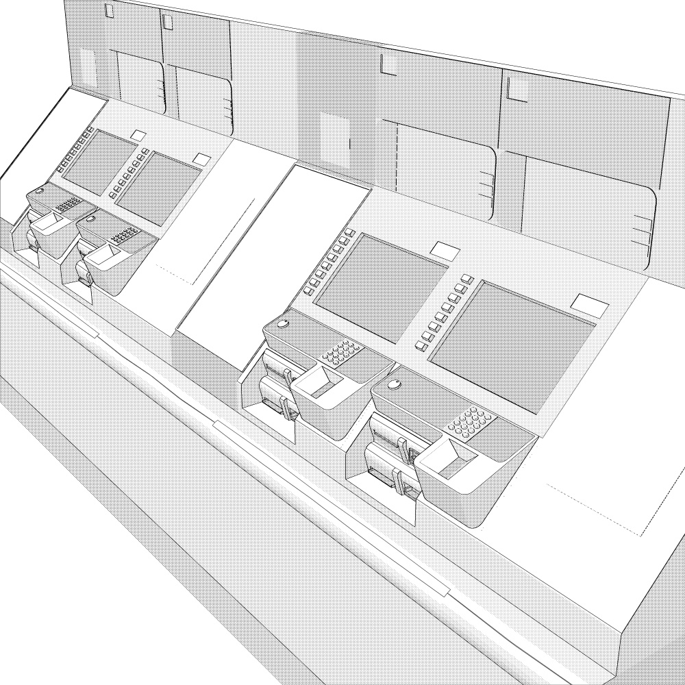 3D駅の券売機(CLIPSTUDIOPAINT用)