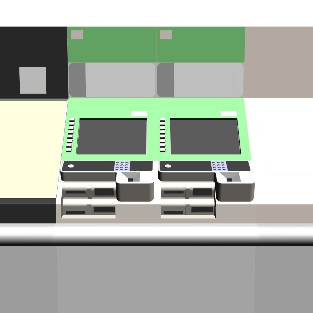 3D駅の券売機(CLIPSTUDIOPAINT用)