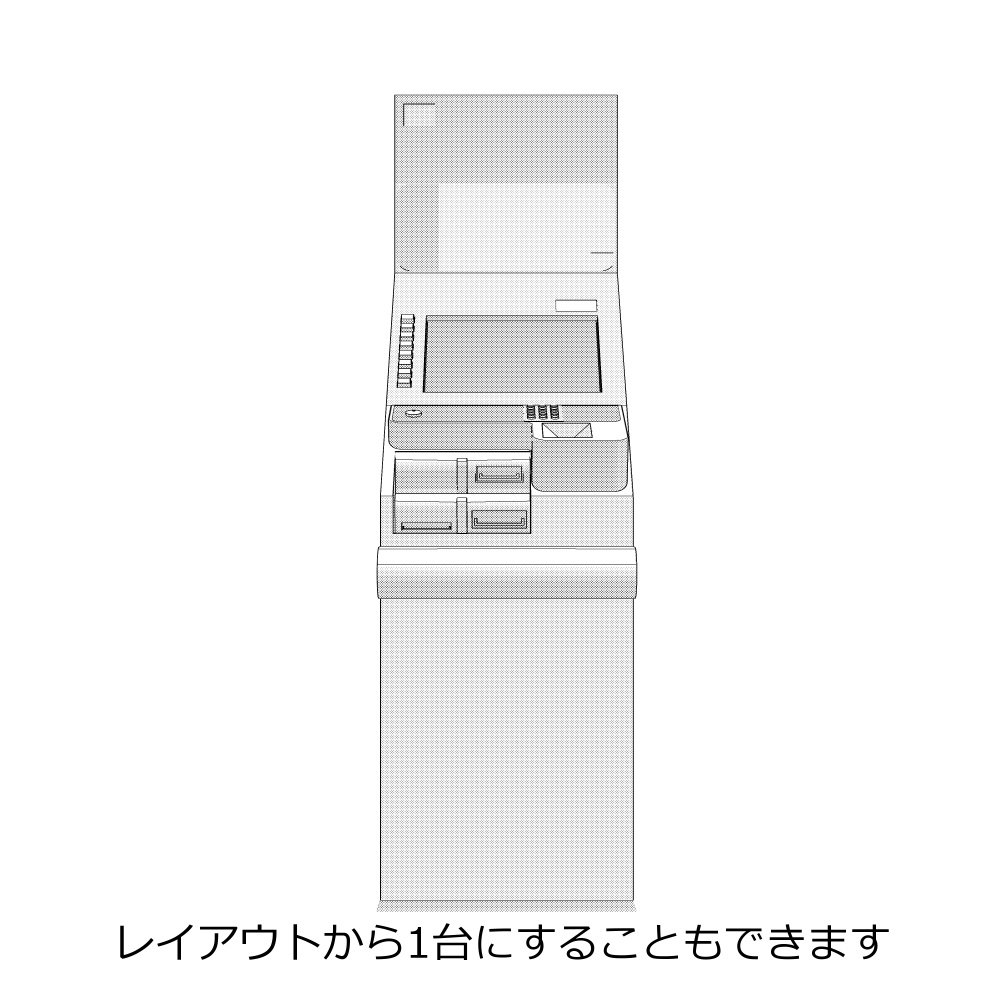 3D駅の券売機(CLIPSTUDIOPAINT用)