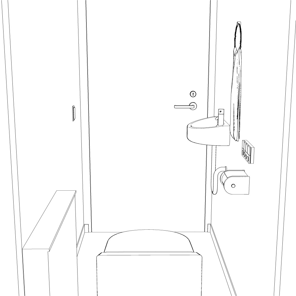 3Dトイレ(CLIPSTUDIOPAINT用)