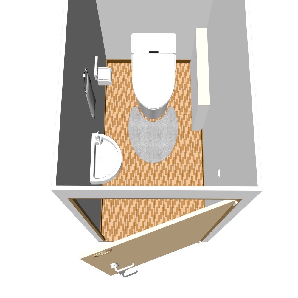 3Dトイレ(CLIPSTUDIOPAINT用)