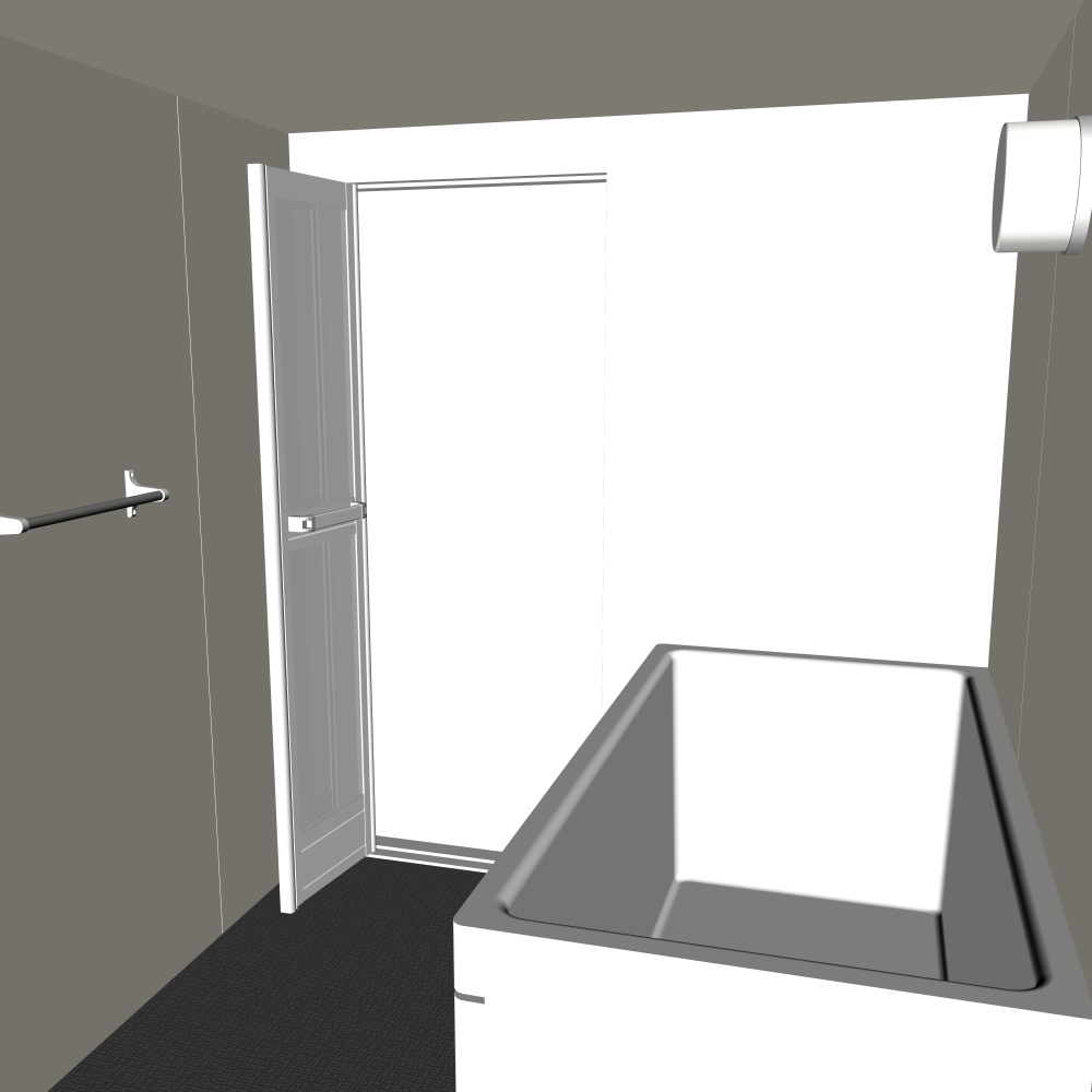 3Dバスルーム(CLIPSTUDIOPAINT用)