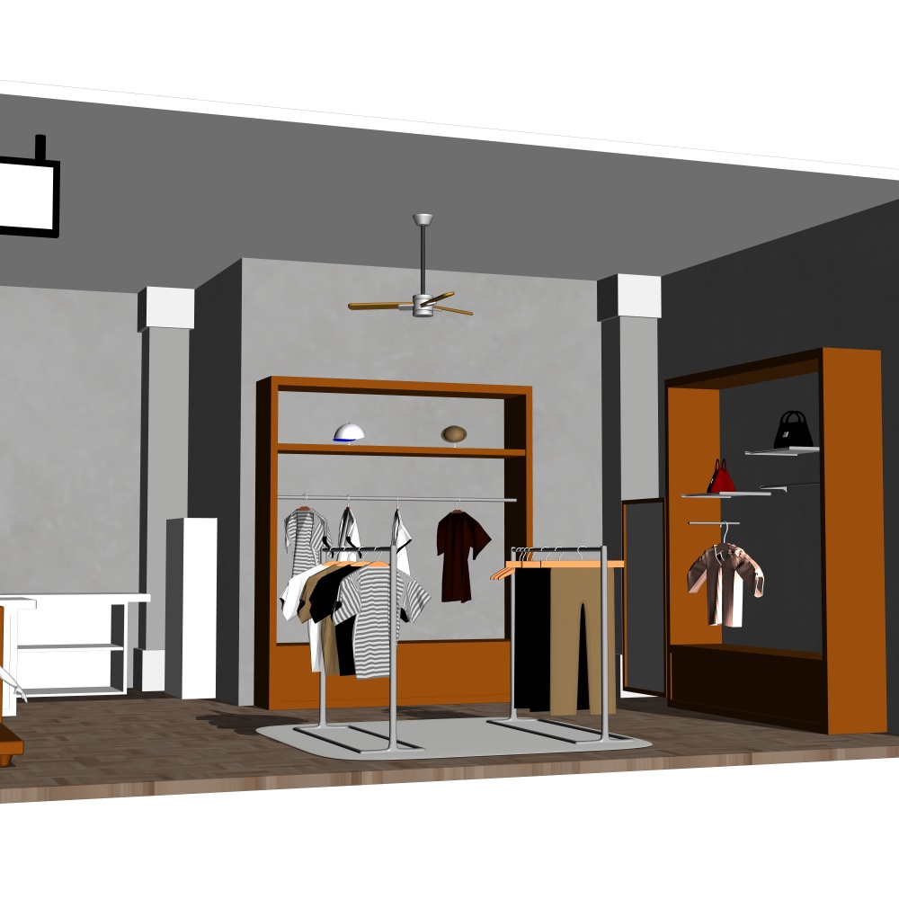 3D洋服屋・ショップ(CLIPSTUDIOPAINT用)