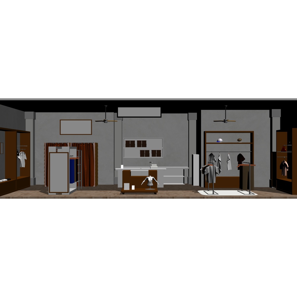 3D洋服屋・ショップ(CLIPSTUDIOPAINT用)