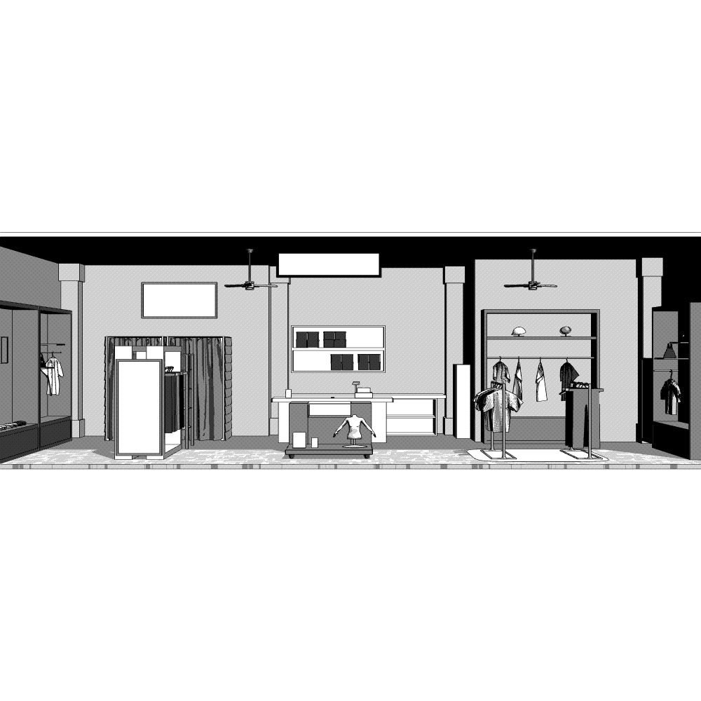 3D洋服屋・ショップ(CLIPSTUDIOPAINT用)