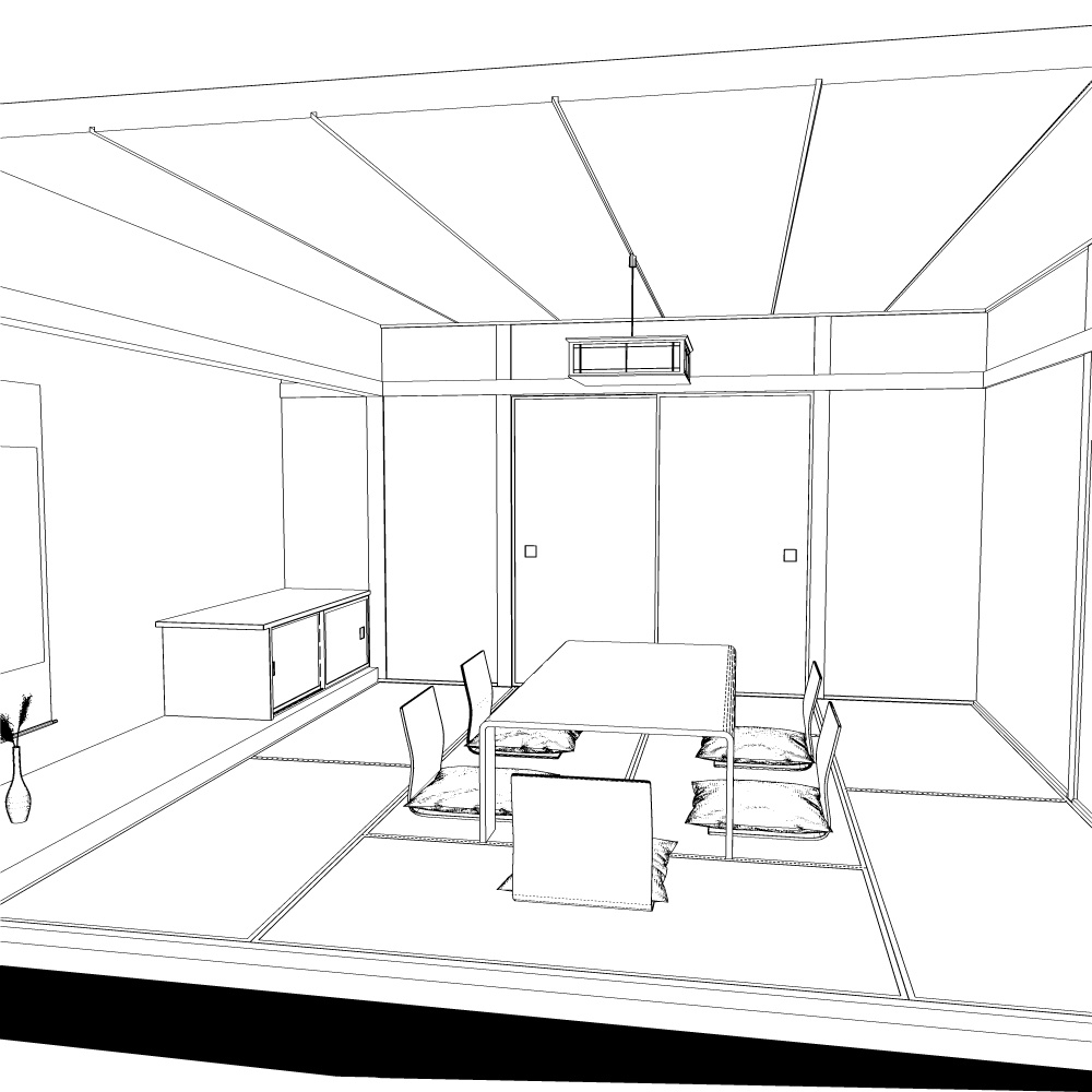 3D和室(CLIPSTUDIOPAINT用)