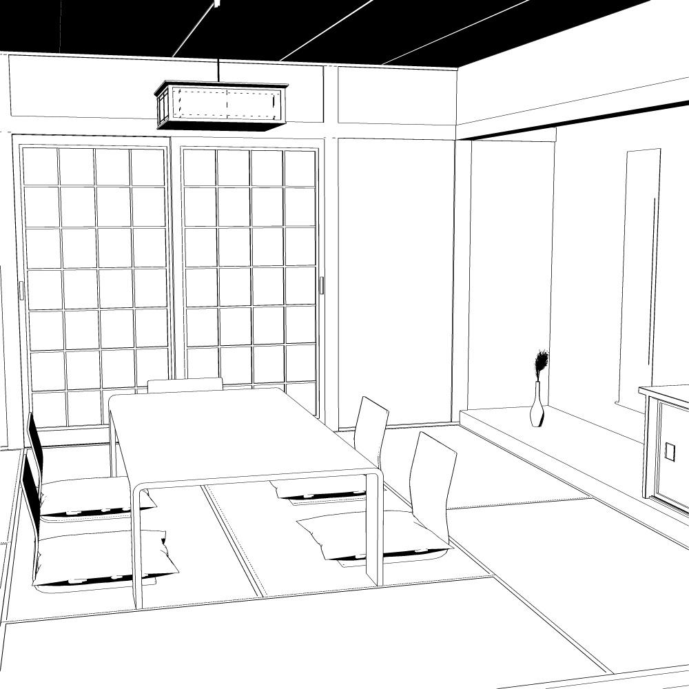 3D和室(CLIPSTUDIOPAINT用)