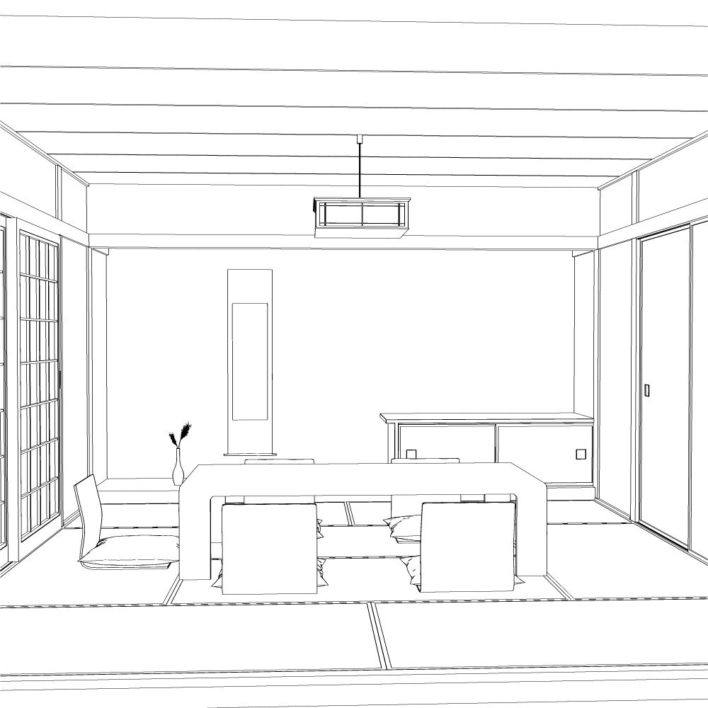 3D和室(CLIPSTUDIOPAINT用)