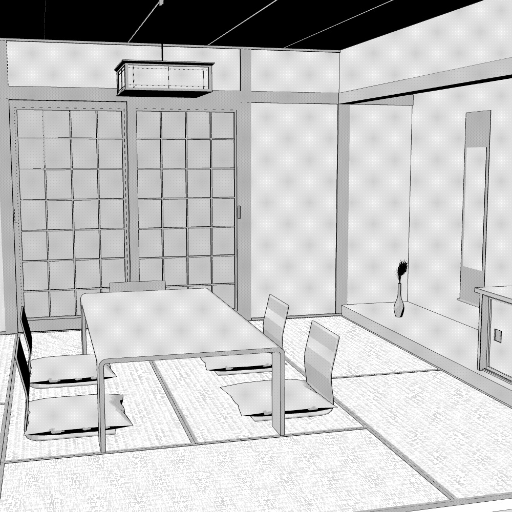 3D和室(CLIPSTUDIOPAINT用)