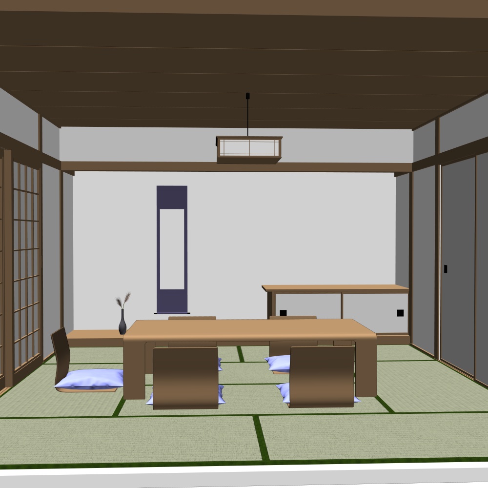3D和室(CLIPSTUDIOPAINT用)