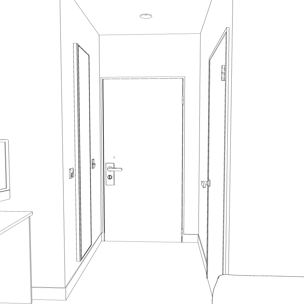 3Dビジネスホテル(CLIPSTUDIOPAINT用)