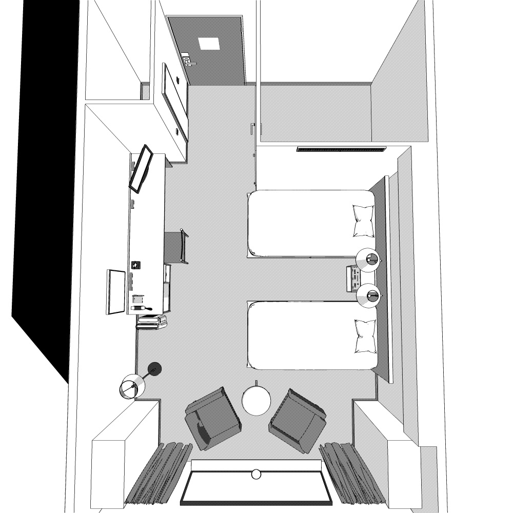 3Dビジネスホテル(CLIPSTUDIOPAINT用)