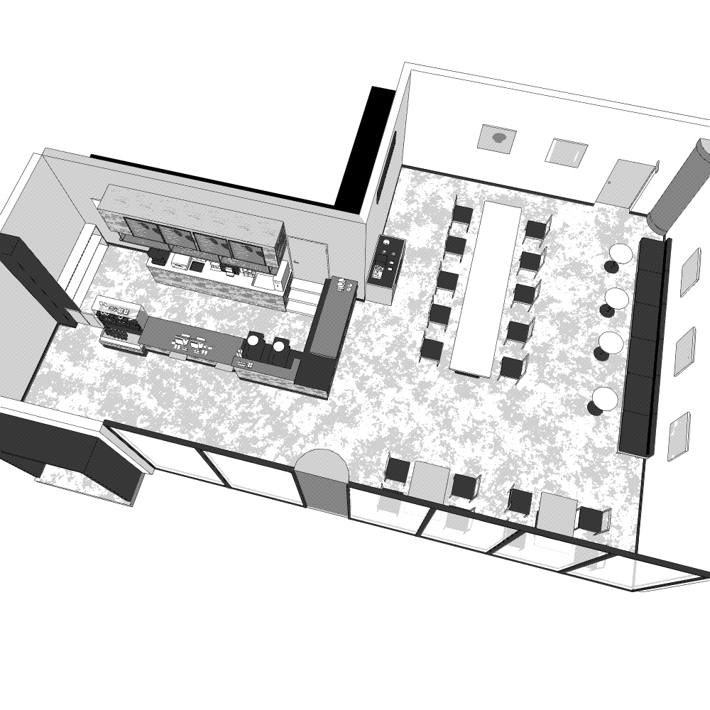 3Dカフェ・喫茶店(CLIPSTUDIOPAINT用)