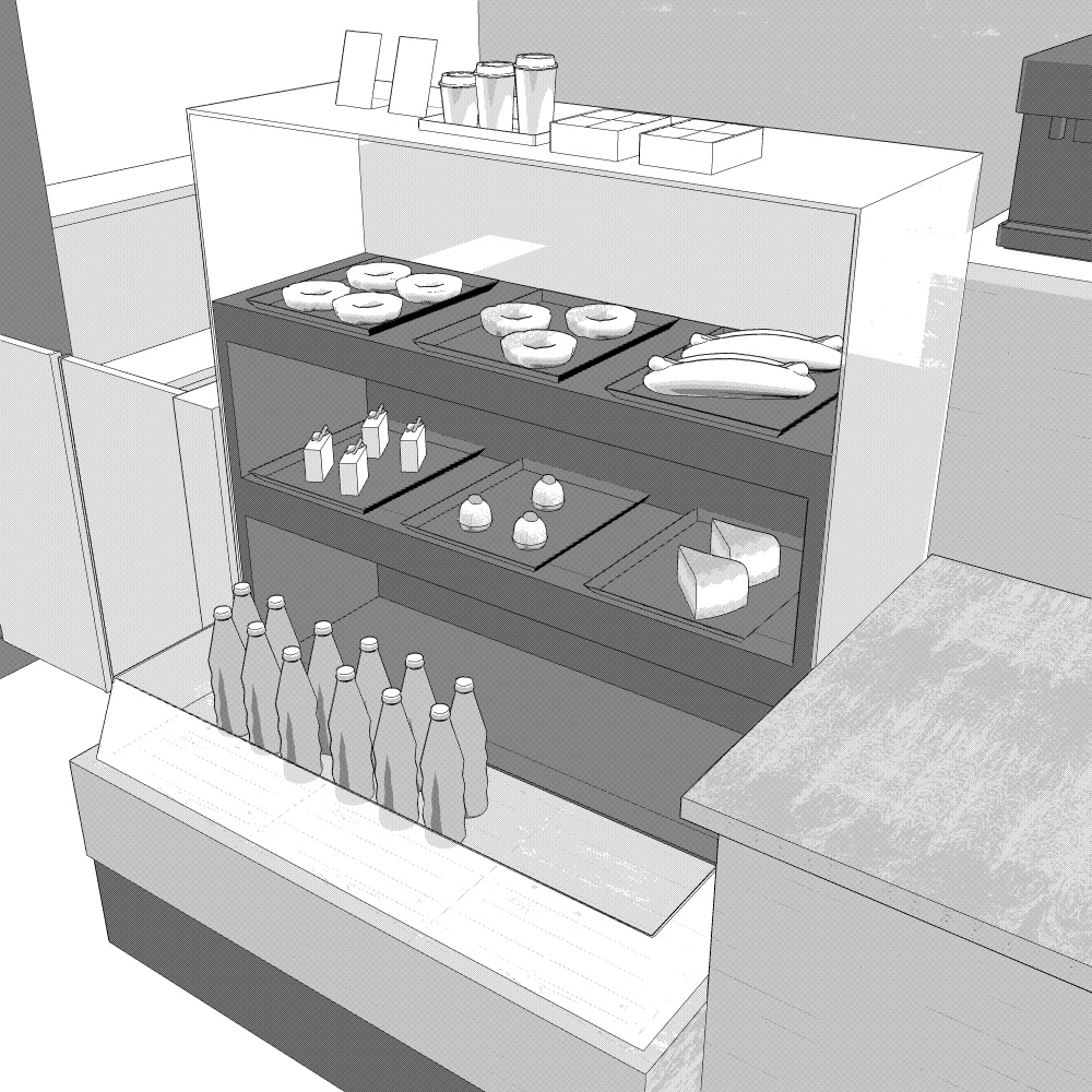 3Dカフェ・喫茶店(CLIPSTUDIOPAINT用)