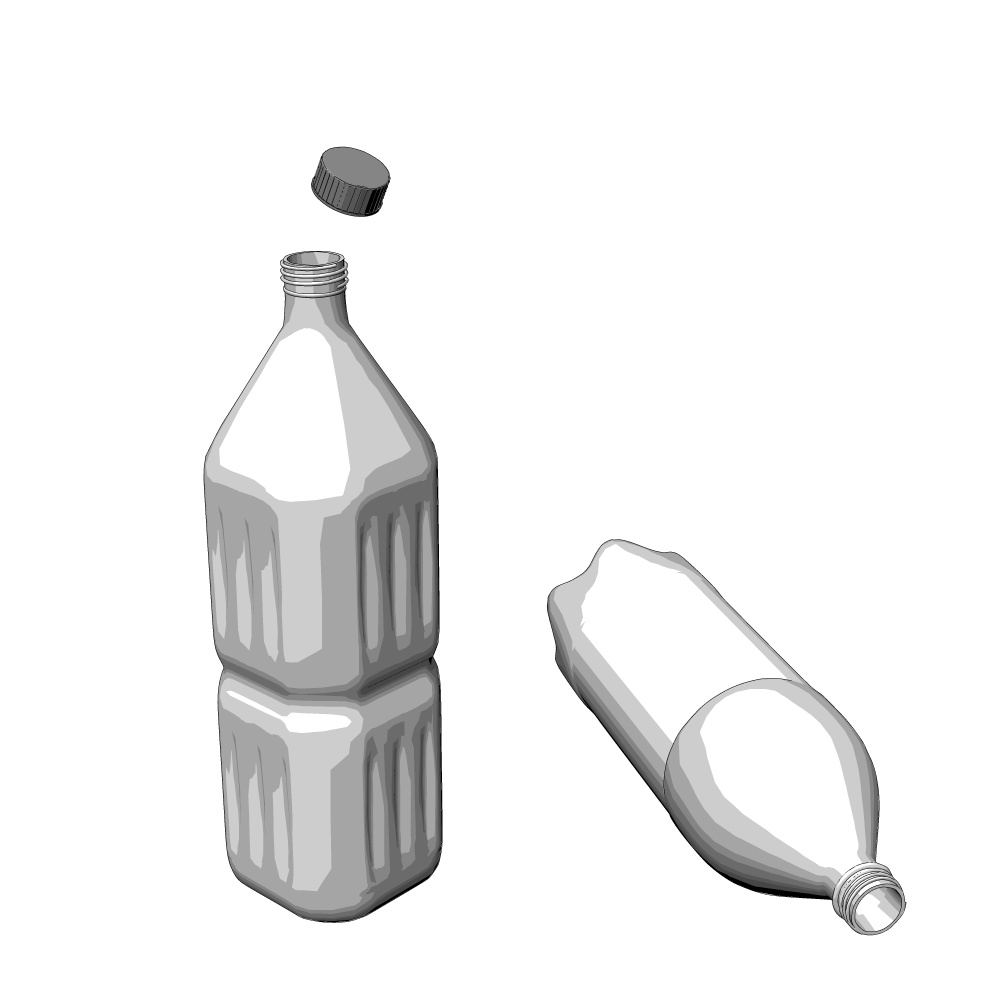 3Dペットボトル