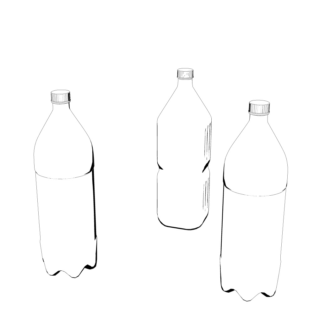 3Dペットボトル