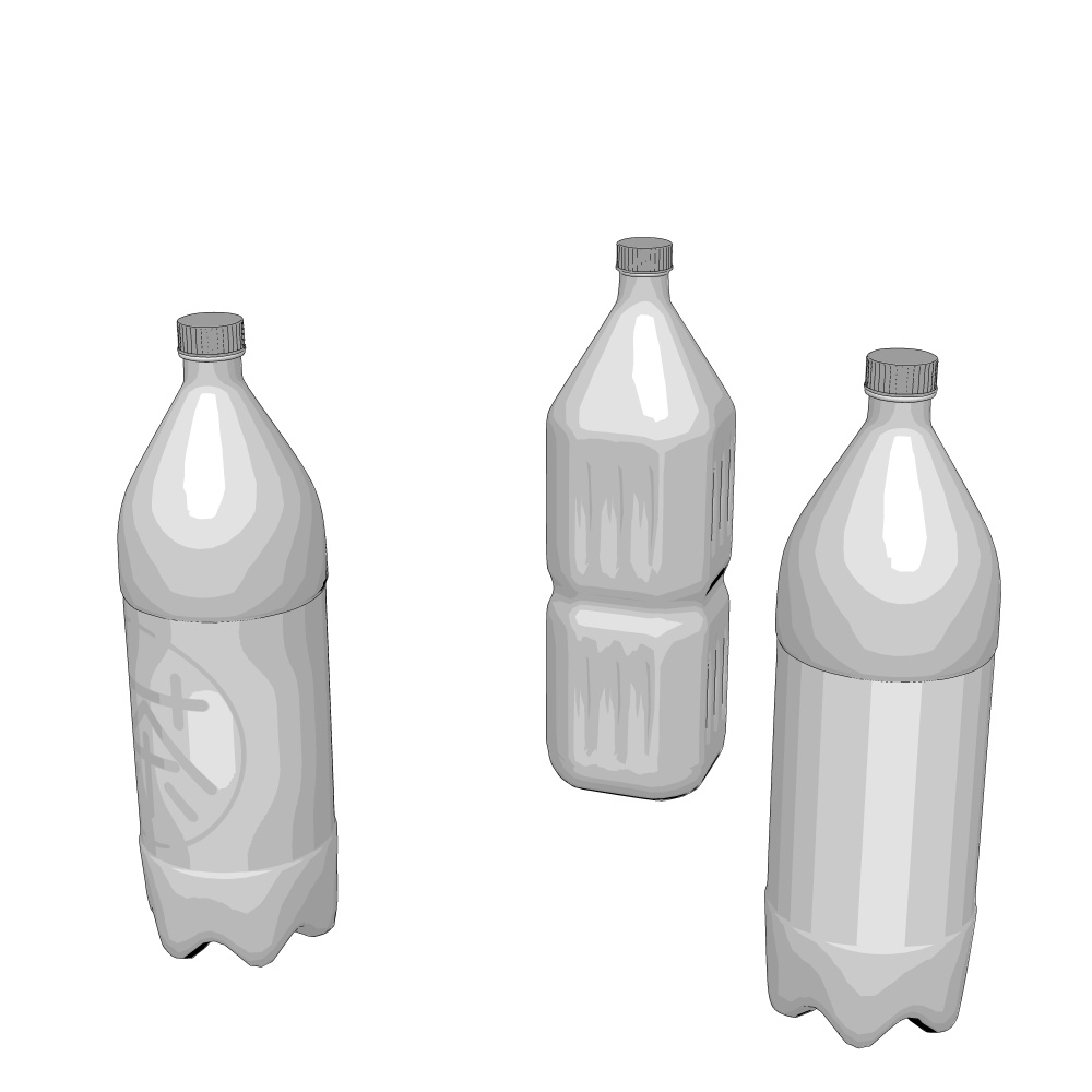 3Dペットボトル