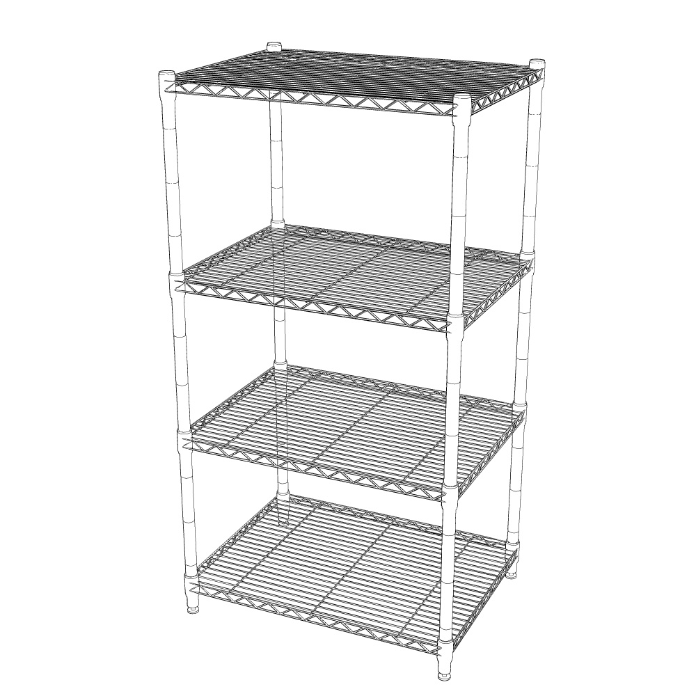 3Dメタルラック