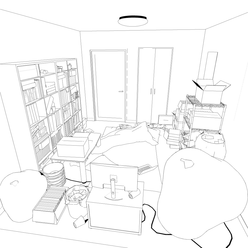 3D_汚部屋