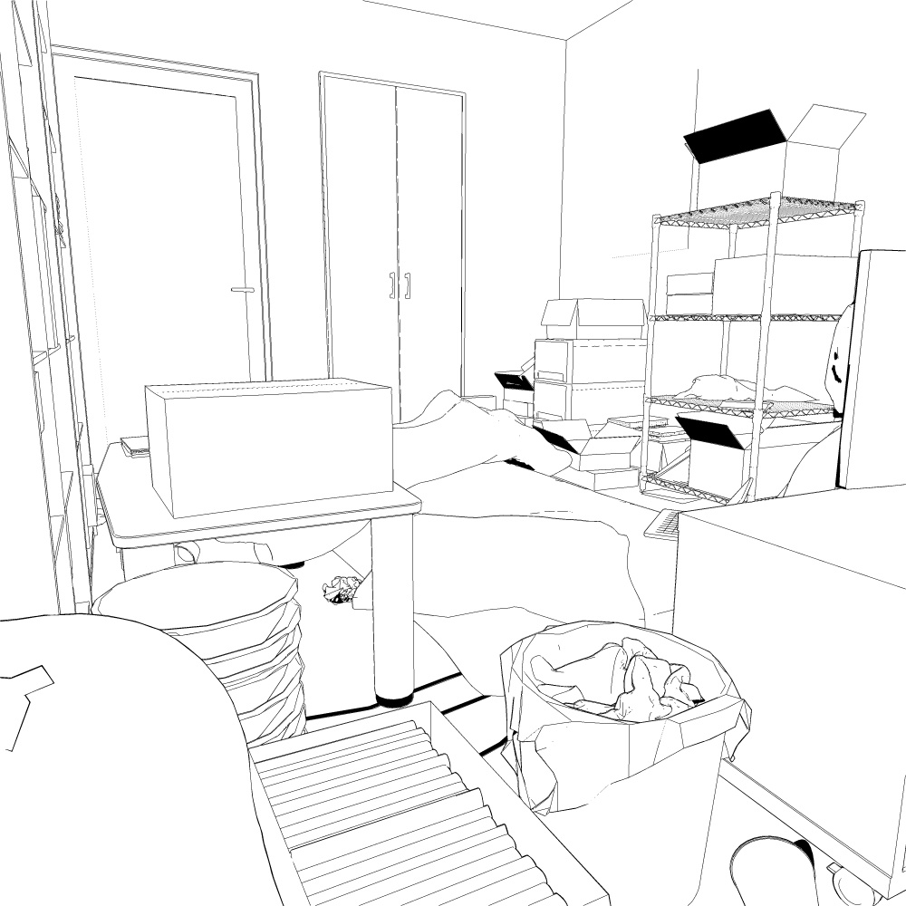 3D_汚部屋
