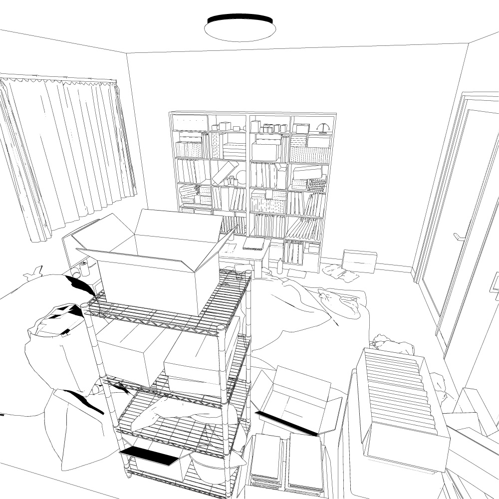 3D_汚部屋