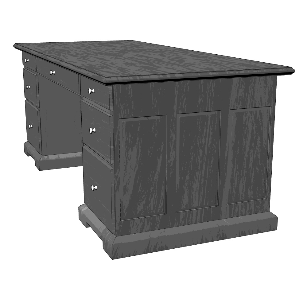 3D_エラい人のデスク