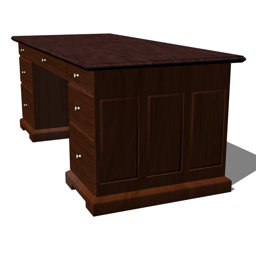 3D_エラい人のデスク