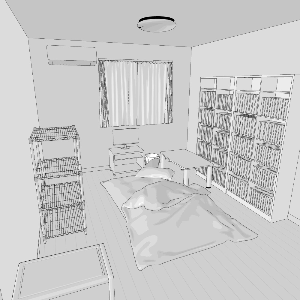 3D_ニートのお部屋