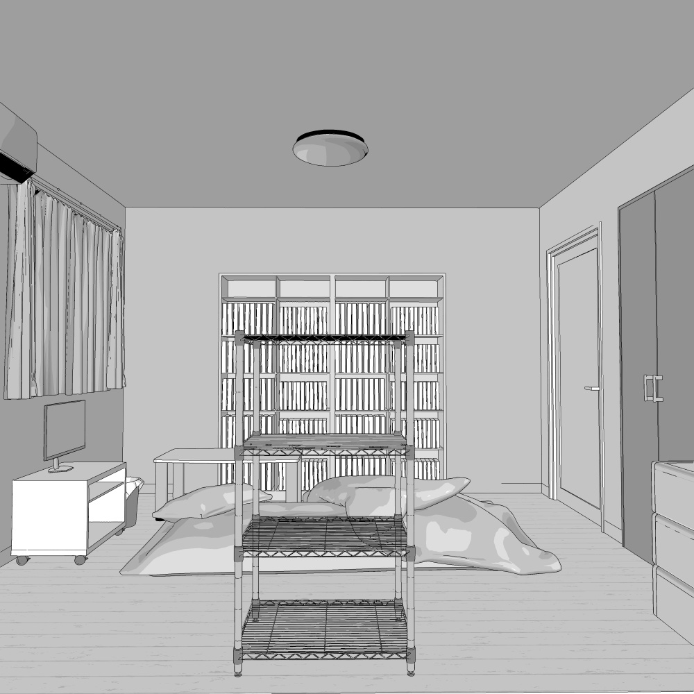 3D_ニートのお部屋