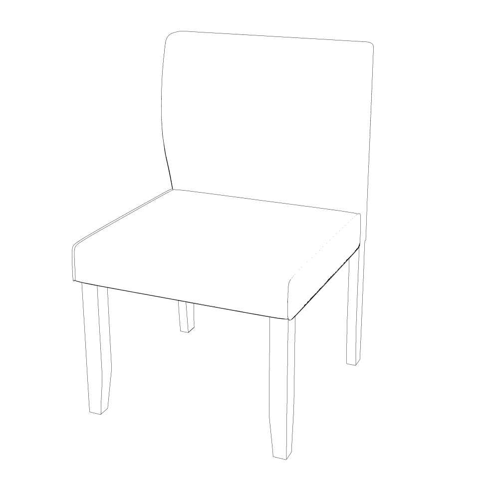 3D_リビングチェア