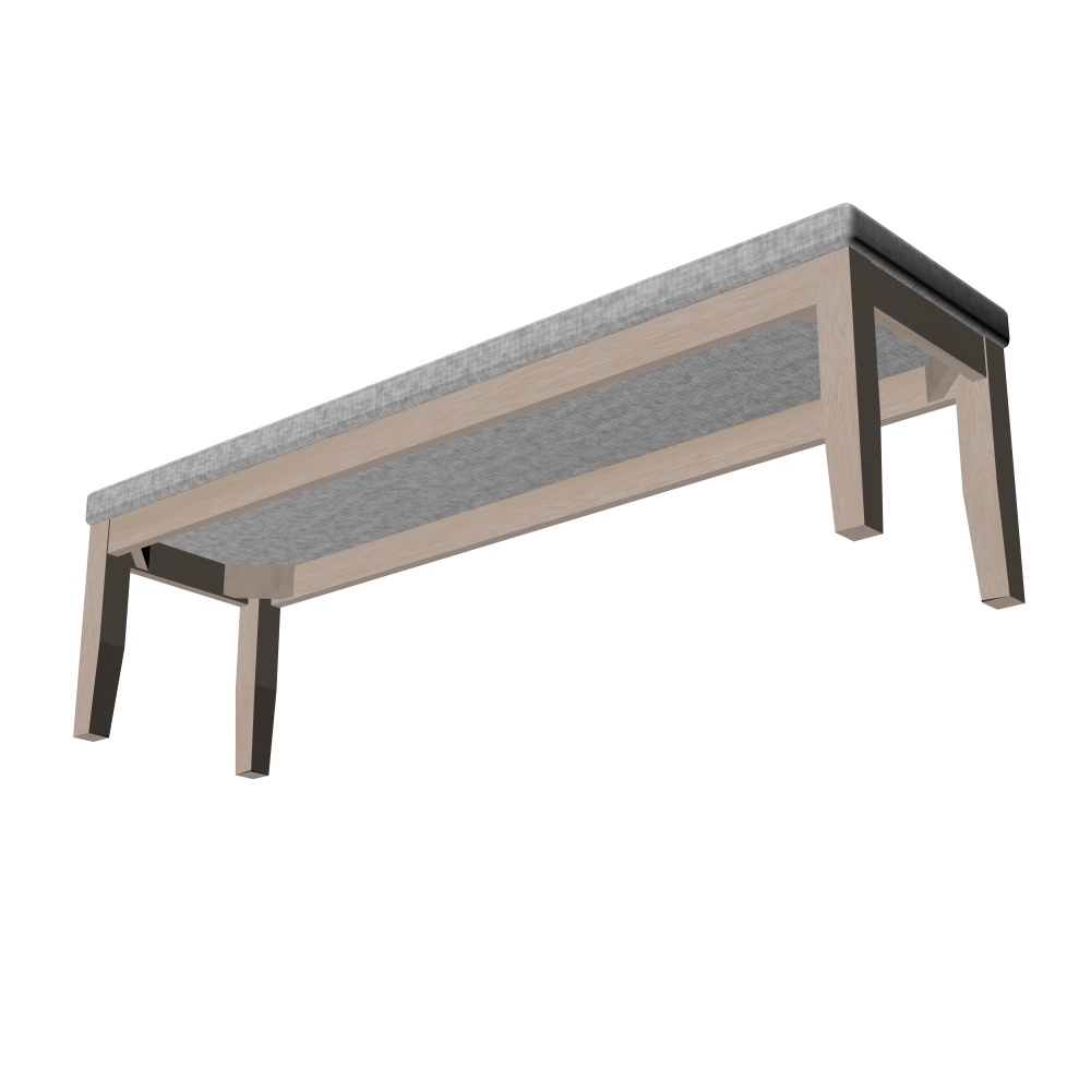 3D_リビングベンチ【クリスタ用素材】