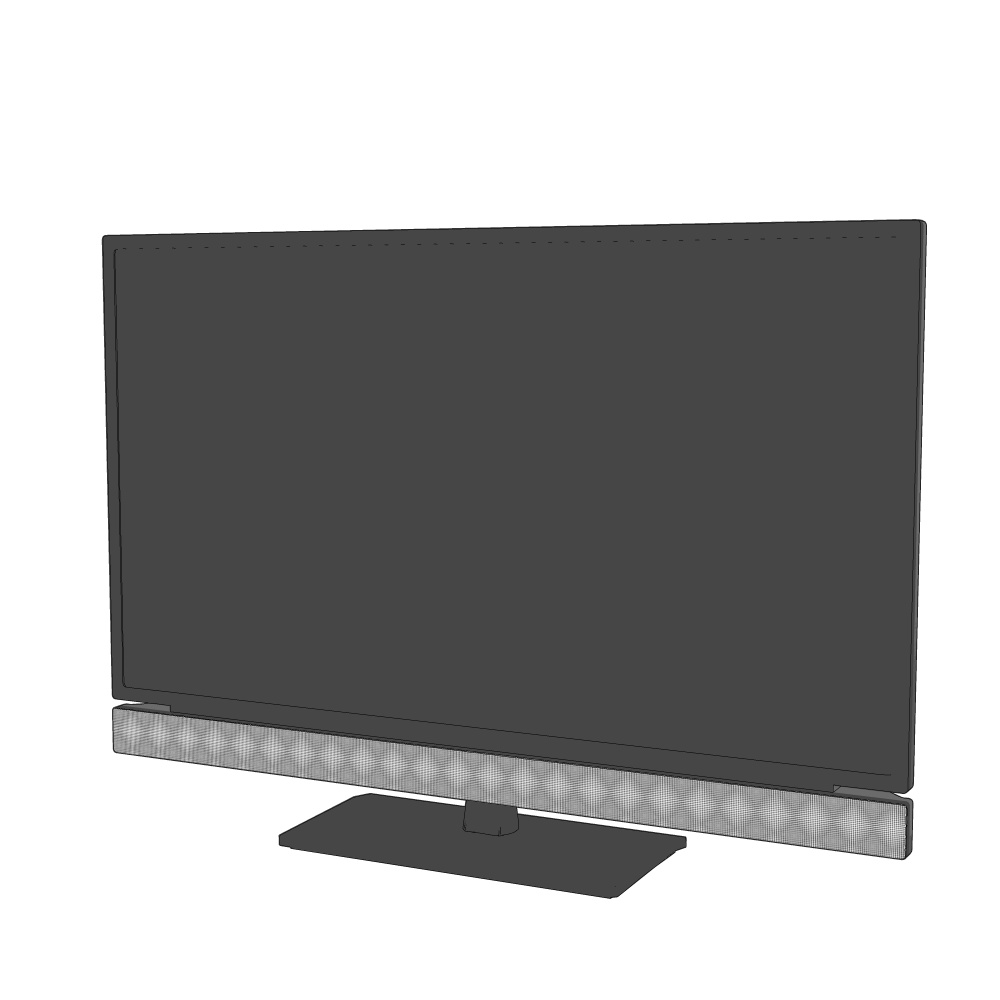 3D_テレビ(32インチ)【クリスタ用素材】