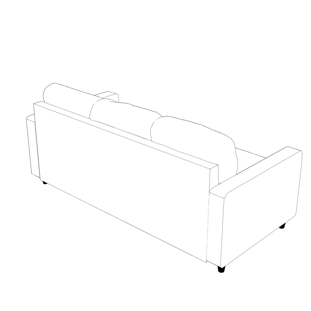 3D_ソファ【クリスタ用素材】