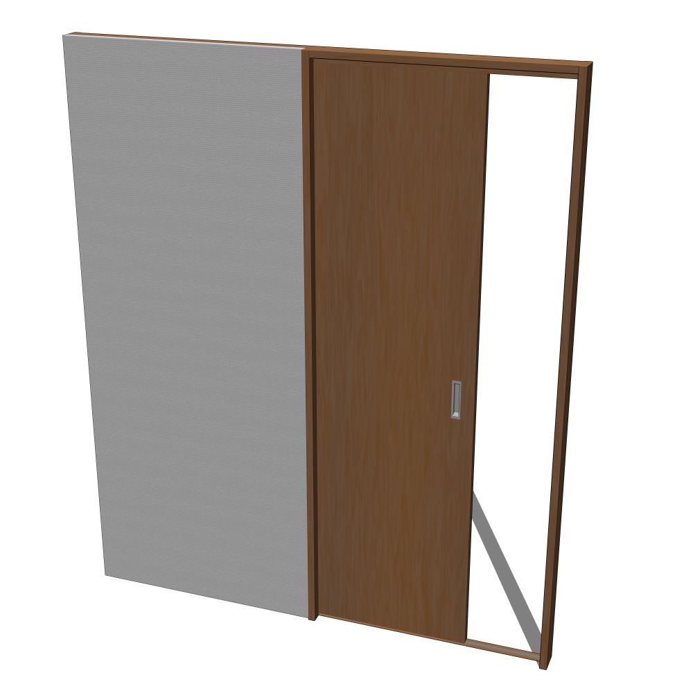 3D_スライドドア【クリスタ用素材】