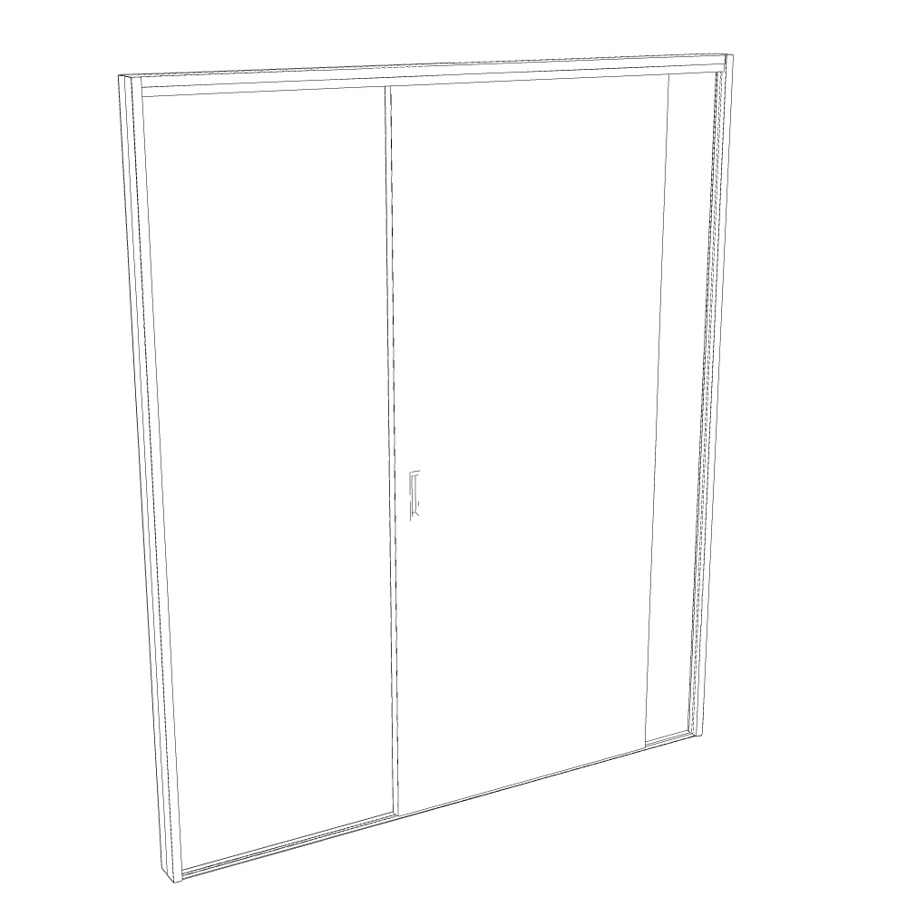 3D_スライドドア【クリスタ用素材】