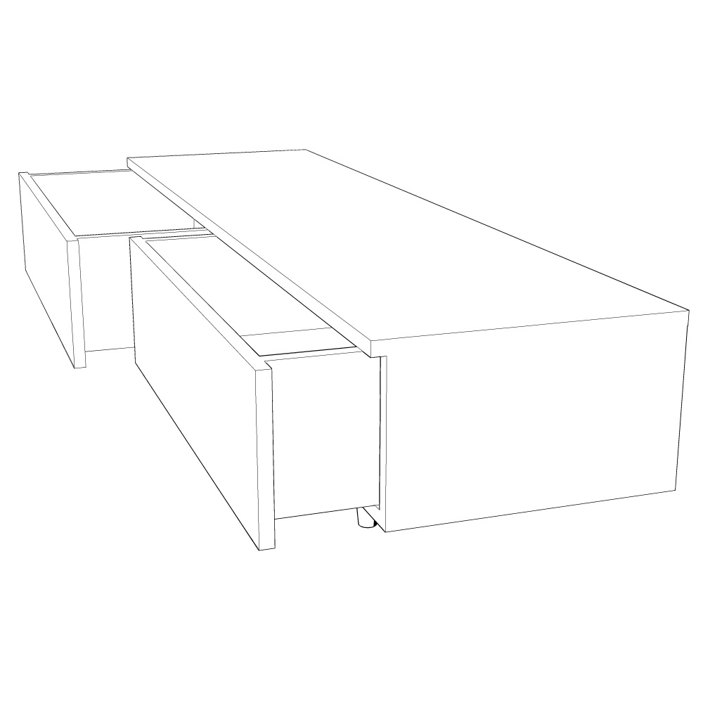 3D_テレビ台【クリスタ用素材】