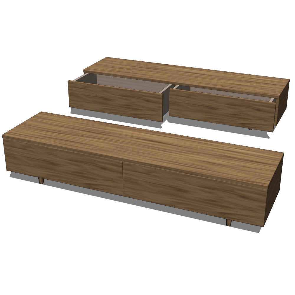 3D_テレビ台【クリスタ用素材】