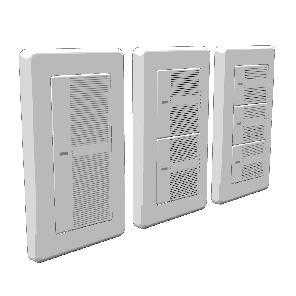 3D_ライトスイッチ【クリスタ用素材】