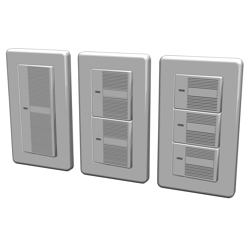 3D_ライトスイッチ【クリスタ用素材】