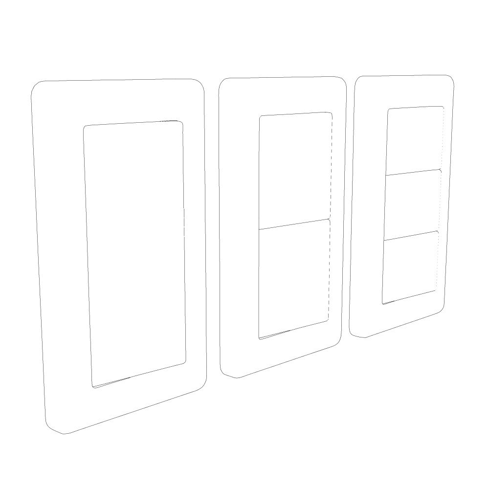 3D_ライトスイッチ【クリスタ用素材】