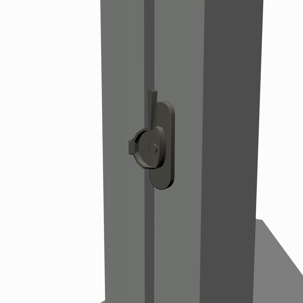 3D_スライド窓【クリスタ用素材】