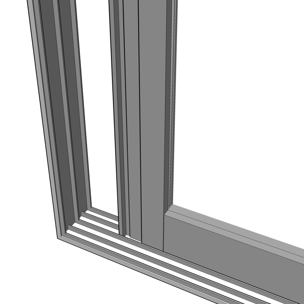 3D_スライド窓【クリスタ用素材】