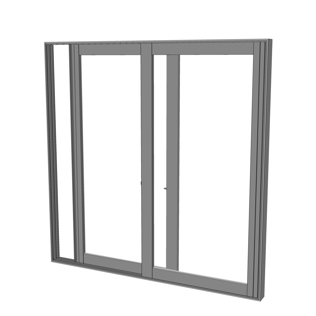 3D_スライド窓【クリスタ用素材】