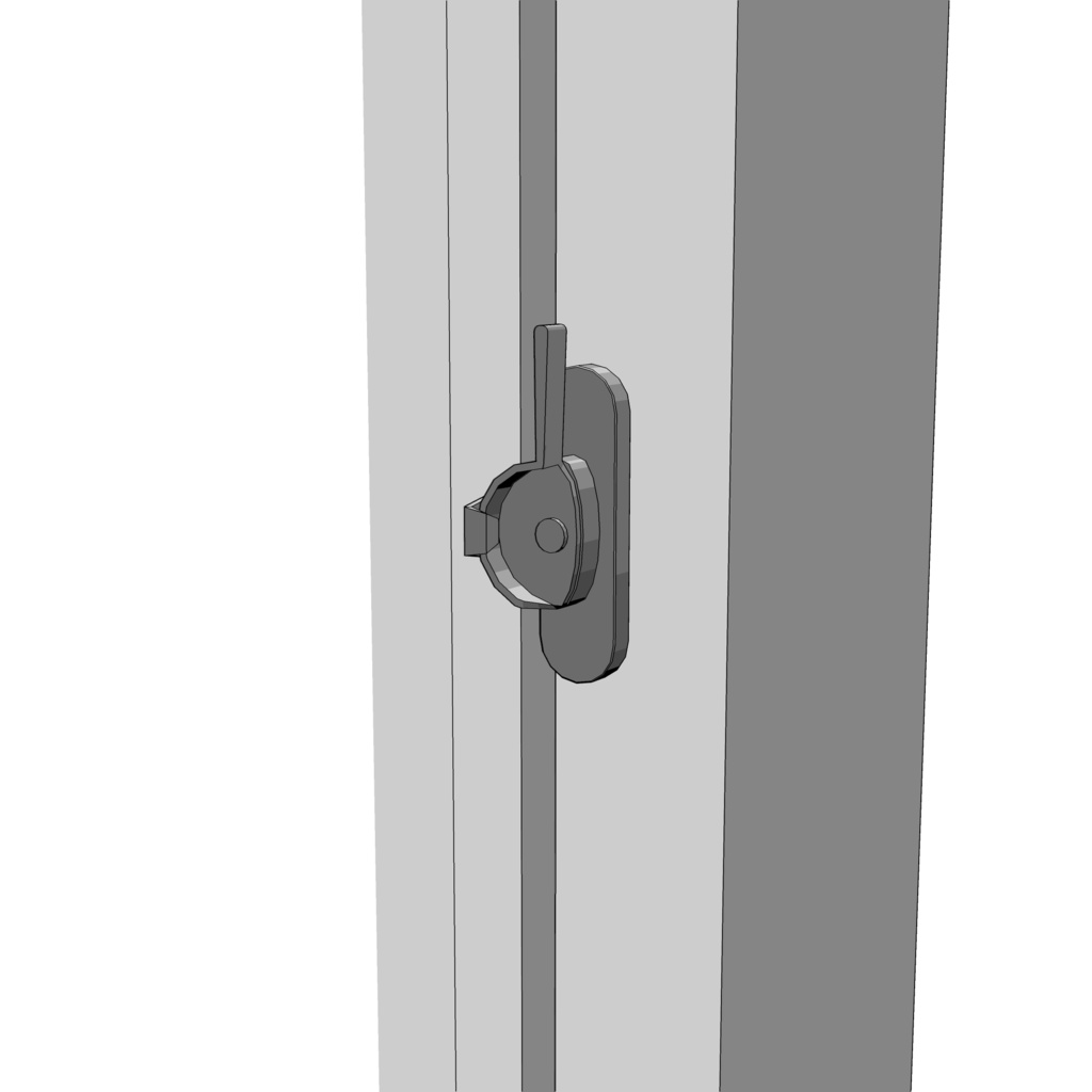 3D_スライド窓【クリスタ用素材】