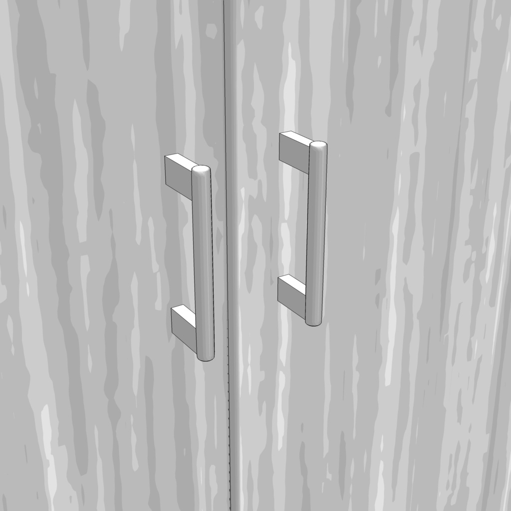 3D_クローゼットドア【クリスタ用素材】