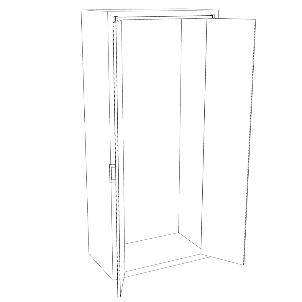 3D_クローゼットドア【クリスタ用素材】