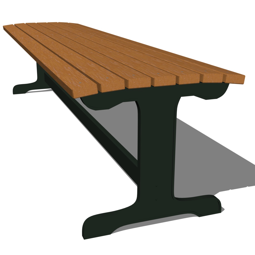 3D_公園のベンチ【クリスタ用素材】